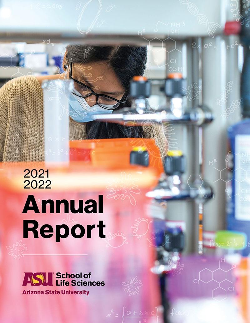 School of life Sciences 2021-2022 annual report cover